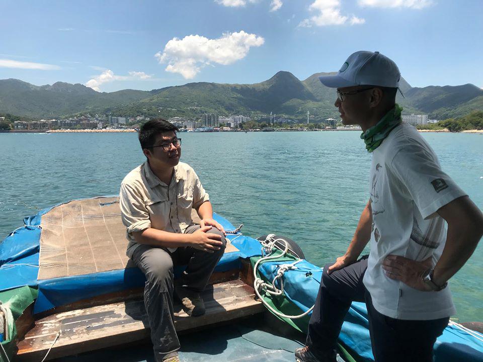 綠恒生態旅遊有限公司總經理-謝宇德 與 共生藻旅行社創辦人-黃啟翔